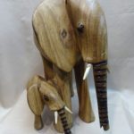 Elefantenduo aus dem Caprivi-Zipfel